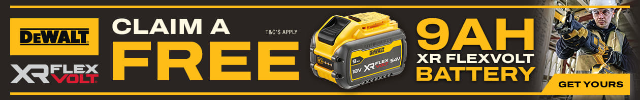 DeWalt FlexVolt Free 9Ah Battery Redemption