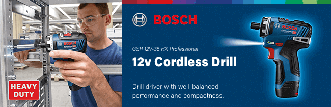 Bosch Professional GSR12V35HX 12v Cordless Drill Driver