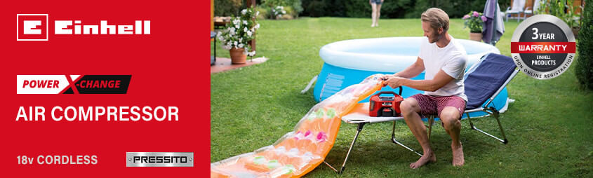 Einhell PRESSITO 18/21 18v Cordless Air Compressor Pump and Inflator