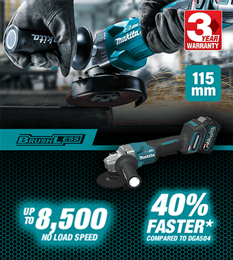 Makita GA012G 40v Max XGT Cordless Brushless Angle Grinder 115mm