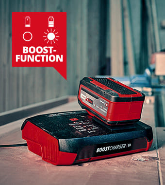 Einhell Power X-Boostcharger 8A Power X-Change (Li-Ion, per tutte le batterie Power X-Change, modalità Boost per una ricarica più veloce, indicatore di stato LED a 7 livelli