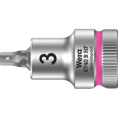 Wera 8740 B HF Zyklop 3/8" Drive Hexagon Socket Bit Metric