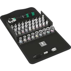 Wera 8100 SA 1/4 Drive All-In Zyklop Speed Ratchet 42 Piece Set
