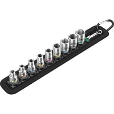 Wera 8790 HMA 9 Piece 1/4 Drive Zyklop Socket Set