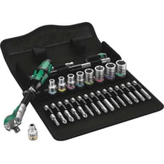 Wera Zyklop 28 Piece 1/4" Drive Socket and Bit Set Imperial