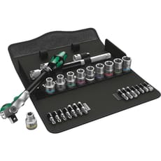 Wera 8100 SC6 Zyklop 29 Piece 1/2" Drive Socket and Bit Set