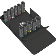 Wera 8790 C Impaktor 11 Piece 1/2" Drive Deep Hexagon Socket Set