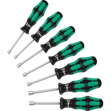 Wera 7 Piece Kraftform Plus 395 HO/7 SM Nutdriver Set