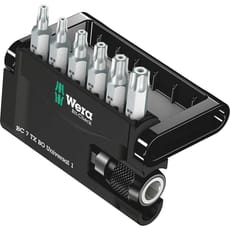 Wera 7 Piece Bit-Check Security Torx Screwdriver Bit Set