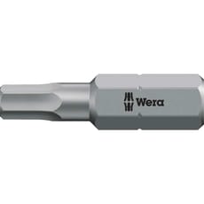 Wera 840/1 ZBO Hex Pinned Security Bit Extra Tough