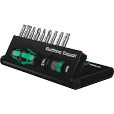 Wera 10 Piece Kraftform Kompakt Screwdriver Bit Set