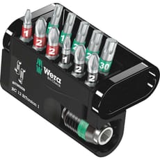 Wera 12 Piece Bit-Check Bitorsion Screwdriver Bit and Holder Set