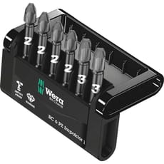 Wera 6 Piece Impaktor Mini Check Pozi Bit Set