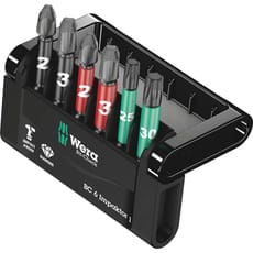 Wera Impaktor 6 Piece Bit-Check Impact Screwdriver Bit Set