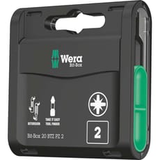 Wera Bit-Box Bi-Torsion Pozi Screwdriver Bits
