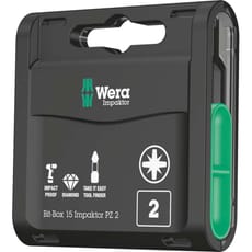 Wera Bit-Box Pozi Impaktor Screwdriver Bits