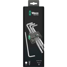 Wera 9 Piece Ball End Hexagon Allen Key Set Metric