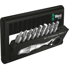 Wera 10 Piece Zyklop Screwdriver Bit Set and Ratchet