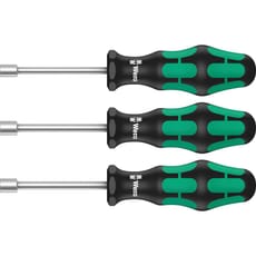 Wera 3 Piece 395 H0/3 Toilet Seat Nutspinner Set