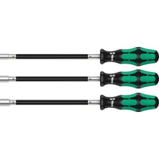 Wera 3 Piece Kraftform Flexible Shaft Nutspinner Set