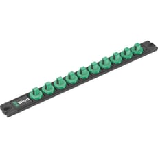 Wera 9600 3/8" Drive Magnetic Socket Rail Twist-To-Unlock