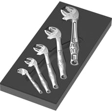 Wera 6004 Joker 5 Piece Adjustable Spanner Set 1 in Foam Insert Tray