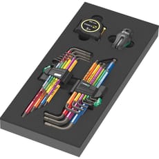 Wera 9740 20 Piece Torx, Hex Key and Stabila Tape Measure Set