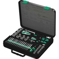 Wera 8100 SA/SC2 Zyklop 43 Piece 1/4" and 1/2" Drive Ratchet Set