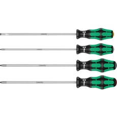 Wera 4 Piece Kraftform Plus Long Reach Screwdriver Set