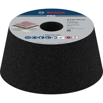 Bosch PRO Conical Abrasive Cup Wheel for Stone