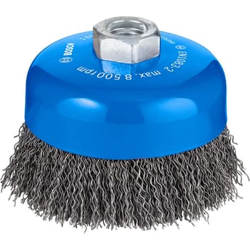 Bosch PRO 0.5mm Crimped Steel Wire Cup Brush