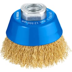 Bosch PRO 0.3mm Crimped Brass Coated Wire Cup Brush