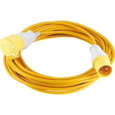 Sirius Extension Trailing Lead 16 amp Yellow Cable 110v