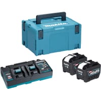 Makita 1910A2-5 40v Max XGT Cordless 2 Battery 8ah and Charger Kit 