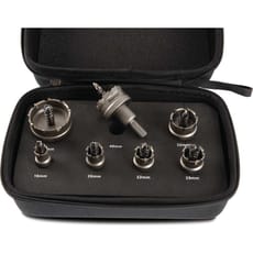 Starrett KSM07001 7 Piece TCT Stainless Steel Hole Saw Set 
