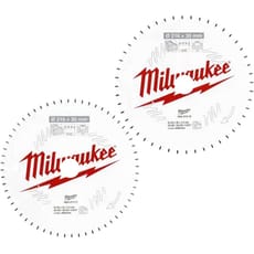 Milwaukee 2 Piece 190mm Circular Saw Blade Set