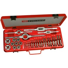 Facom 221.227SJ1 31 Piece Cobalt Tap and Die Set Metric