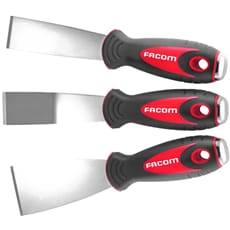 Facom 235.J1 3 Piece Rigid Stainless Steel Scraper Set