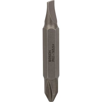 Bosch PH2 and Slotted Double Ended Screwdriver Bit