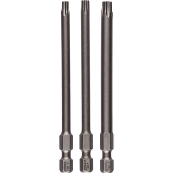 Bosch 3 Piece Extra Hard Torx Screwdriver Bit Set