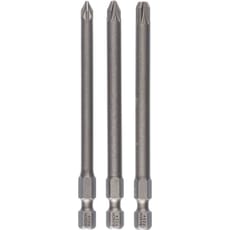 Bosch 3 Piece 89mm Pozi Screwdriver Bit Set