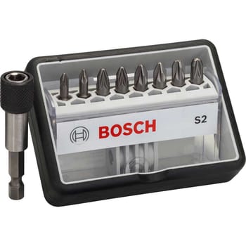 Bosch 9 Piece S Extra Hard Screwdriver Bit Set