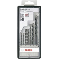 Bosch 7 Piece Silver Percussion Masonry Drill Bit Set