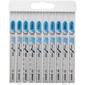 Bosch 10 Piece X-Pro Line Metal Cutting Jigsaw Blade Set