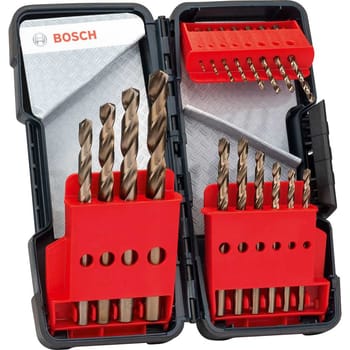 Bosch PRO 18 Piece HSS-Co Drill Bit Set