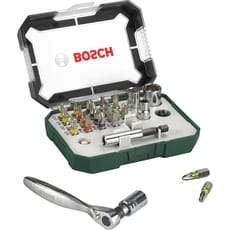 Bosch 26 Piece Screwdriver Bit and Ratchet Set