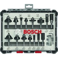 Bosch PRO 15 Piece 1/4" Router Bit Set