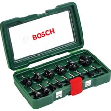 Bosch 15 Piece 1/4" Router Bit Set