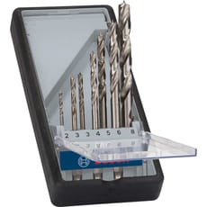 Bosch PRO Robust Line 7 Piece HSS Hex Shank Brad Point Drill Set