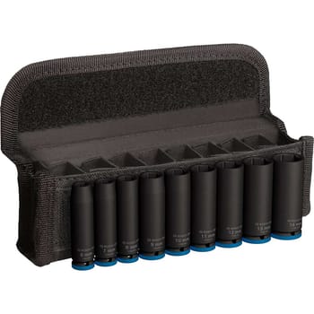 Bosch PRO 9 Piece 1/4" Drive Deep Hexagon Impact Socket Set
